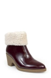 Aerosoles Booker Wedge Bootie In Burgundy