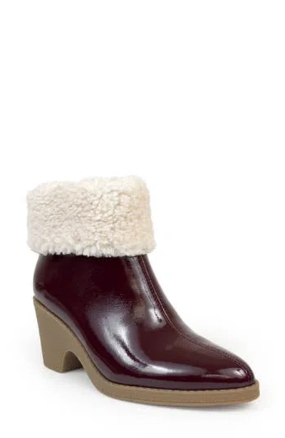 Aerosoles Booker Wedge Bootie In Burgundy