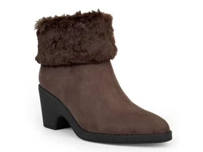 Aerosoles Booker Wedge Bootie In Brown