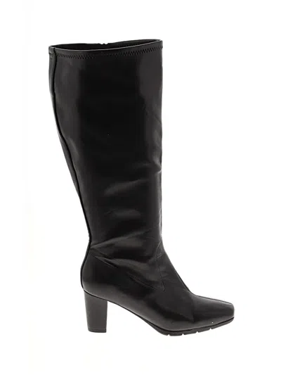 Pre-owned Aerosoles Boots In Black