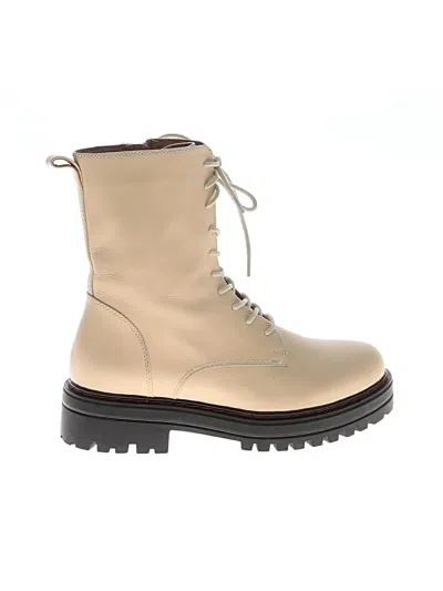Pre-owned Aerosoles Boots In Tan