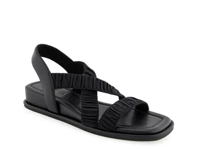 Aerosoles Bora Wedge Sandal In Black