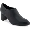 Aerosoles Womens Bree Block Heel Booties In Black