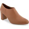 Aerosoles Bree Block Heel Bootie In Brown