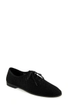 Aerosoles Breezy Oxford In Black Mesh Fabric