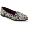 AEROSOLES BRIELLE WOMENS FAUX LEATHER SLIP ON LOAFERS
