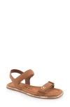 Aerosoles Bruna Sandal In Tan Leather