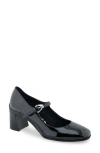 Aerosoles Cali Mary Jane Pump In Black Patent Smooth