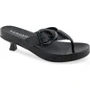 Aerosoles Calvin Flip Flop In Black Leather