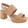 Aerosoles Camera Perforated Slingback Platform Sandal