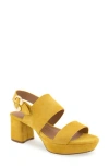 Aerosoles Camera Platform Sandal In Freesia Suede