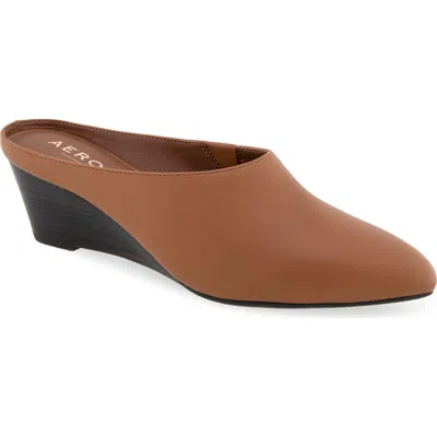 Aerosoles Camia Wedge Mule In Brown