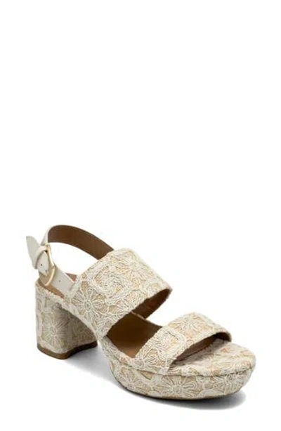 Aerosoles Camila Platform Sandal In Neutral