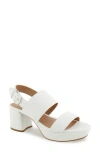 Aerosoles Camilia Platform Sandal In White