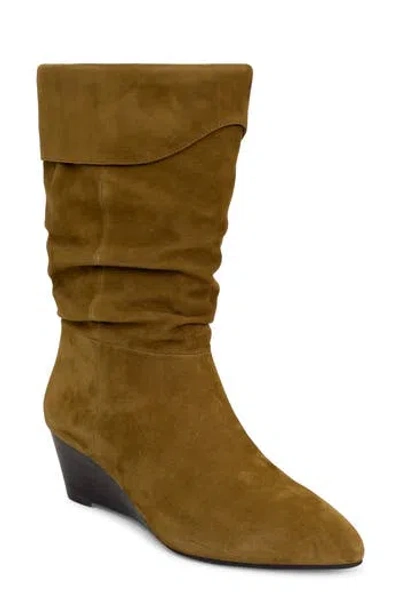 Aerosoles Carmela Wedge Bootie In Brown