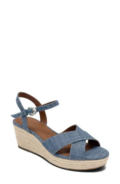 Aerosoles Casarina Espadrille Wedge Sandal In Blue
