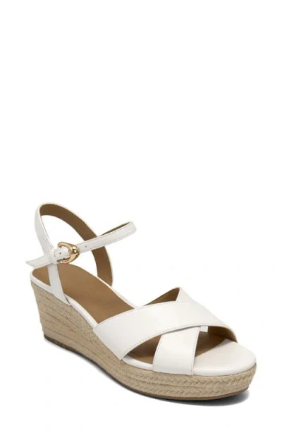 Aerosoles Casarina Espadrille Wedge Sandal In White