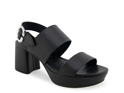 Aerosoles Casetta Platform Sandal In Black