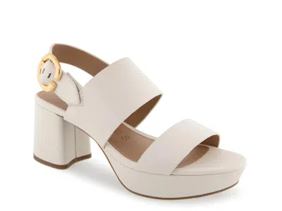 Aerosoles Casetta Platform Sandal In White