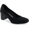 Aerosoles Casta Pump In Black Stretch Gabardine