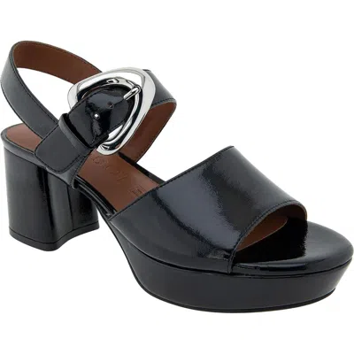 Aerosoles Chamber Womens Adjustable Manmade Block Heels In Black