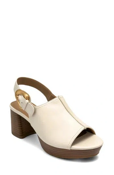 Aerosoles Chancey Platform Sandal In White
