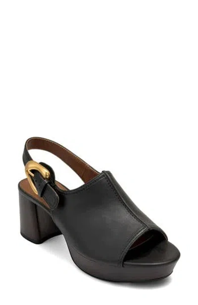 Aerosoles Chancey Platform Sandal In Blk Black