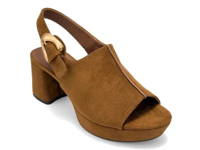 Aerosoles Chancey Platform Sandal In Brown