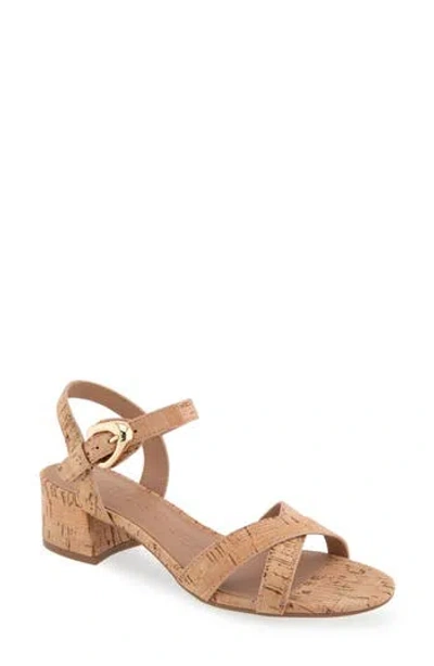 Aerosoles Cinzia Block Heel Sandal In Natural Cork