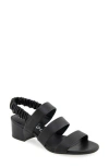 Aerosoles Clarissa Slingback Sandal In Black Leather