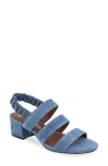 Aerosoles Clarissa Slingback Sandal In Blue Jean Suede