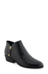 Aerosoles Collaroy Boot-ankle Boot In Black Burnished Leather