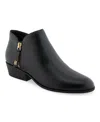 Aerosoles Collaroy Boot-ankle Boot In Black Burnished Leather