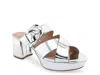 Aerosoles Collin Platform Sandal In Silver