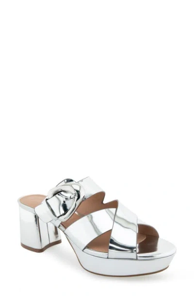 Aerosoles Collin Platform Sandal In Silver