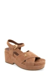 AEROSOLES AEROSOLES CORA ANKLE STRAP PLATFORM SANDAL