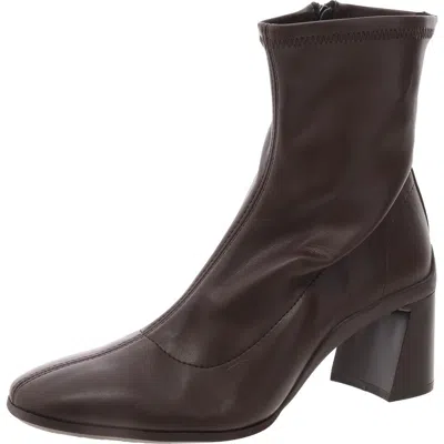 Aerosoles Corinda Womens Block Heel Form Fitting Mid-calf Boots In Brown
