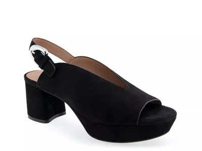 Aerosoles Cornelia Slingback Platform Sandal In Black