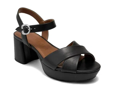 Aerosoles Cosmos Platform Sandal In Black