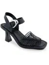 Aerosoles Crew Womens Faux Leather Strappy Kitten Heels In Multi