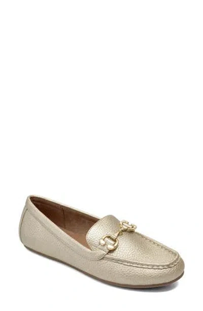 Aerosoles Dallas Causal Bit Loafer In Gold