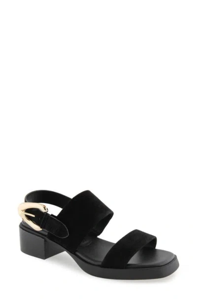 Aerosoles Dantay Slingback Sandal In Black Suede