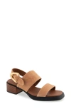 Aerosoles Dantay Slingback Sandal In Tan Suede