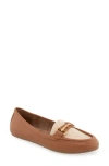 Aerosoles Day Drive Bit Loafer In Natural Raffia
