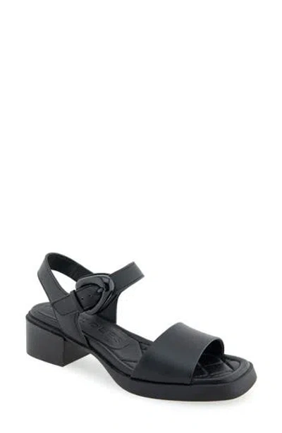 Aerosoles Dorian Block Heel Ankle Strap Sandal In Black