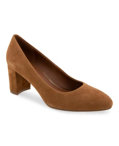 AEROSOLES EBEL DRESS MID HEEL PUMPS