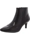 Aerosoles Edith Womens Faux Leather Ankle Booties In Multi