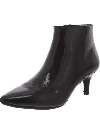 Aerosoles Edith Womens Faux Leather Ankle Booties In Multi