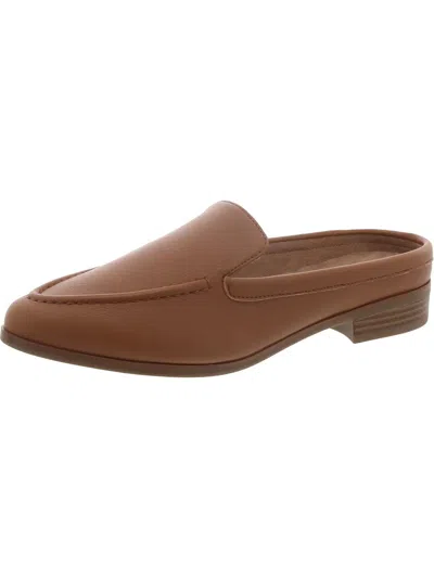 Aerosoles Enright Womens Faux Leather Slip On Mules In Multi