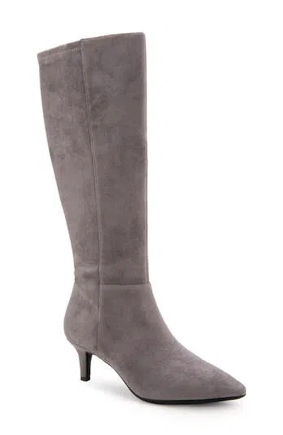 Aerosoles Epic Stretch Kitten Heel Tall Boot In Animal Print